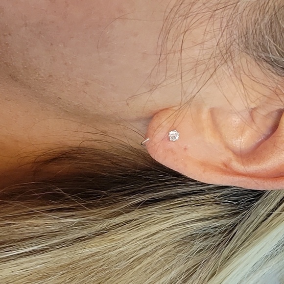 Dainty Crystal Huggies, choice of color - Picture 7 of 10